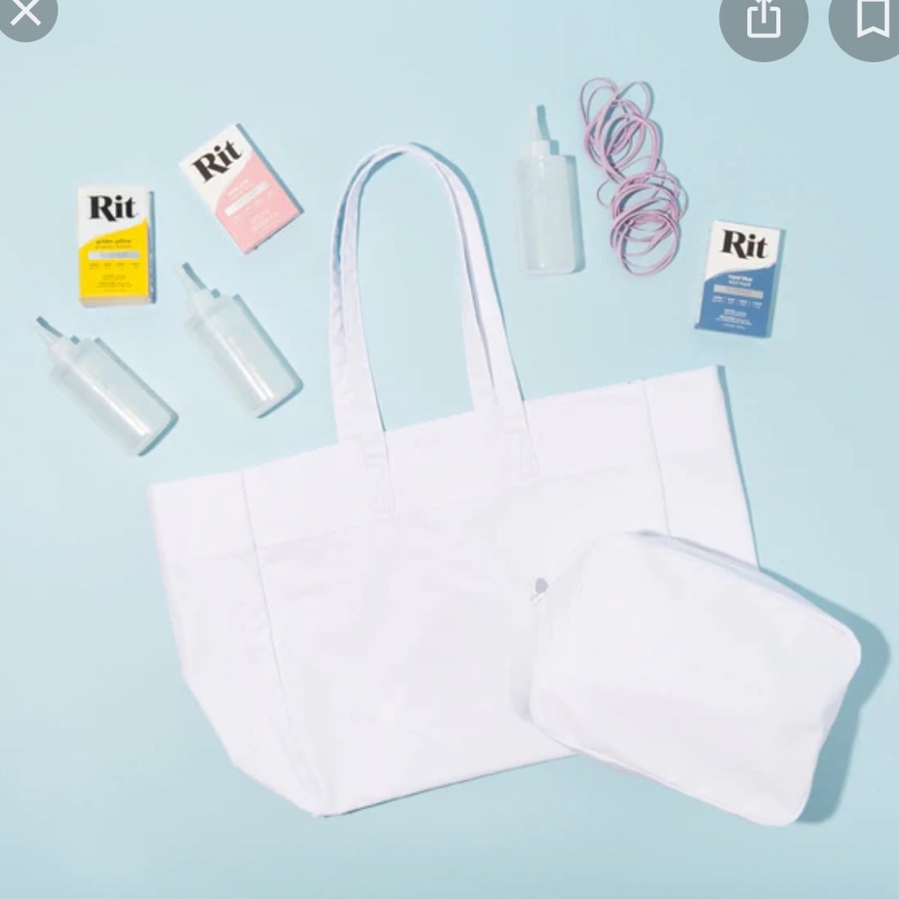 SCL original tie dye kit with tote and large pouch